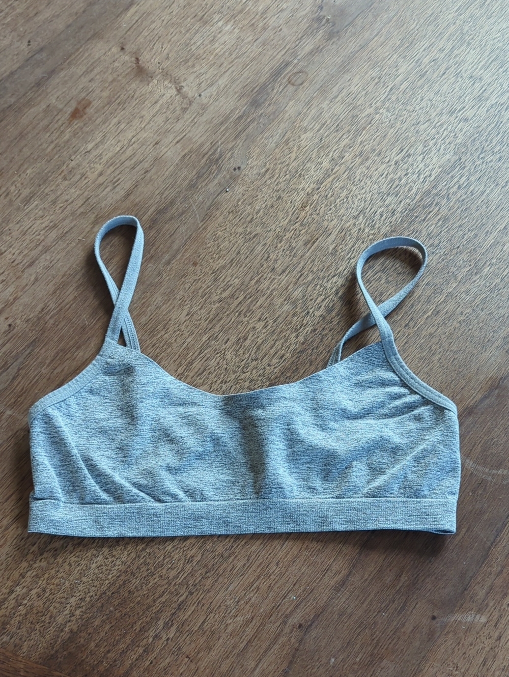 Maidenform Gray Youth Seamless Crop Bralette